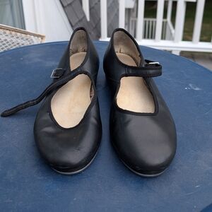 Capezio Mary Jane Tap Shoes – Black Leather – Women’s Size 6.5